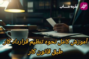 اموزش کامل نحوه تنظیم قرارداد کار طبق قانون کار