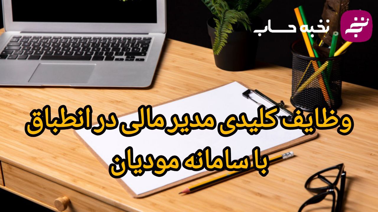 وظایف کلیدی مدیر مالی در انطباق با سامانه مودیان